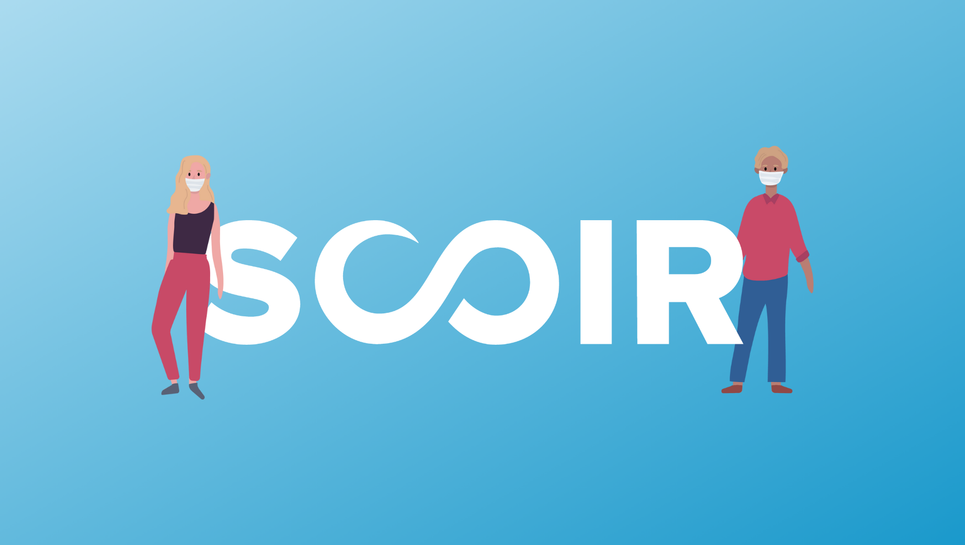 Scoir logo with people on either side - A Message from Scoir about COVID-19