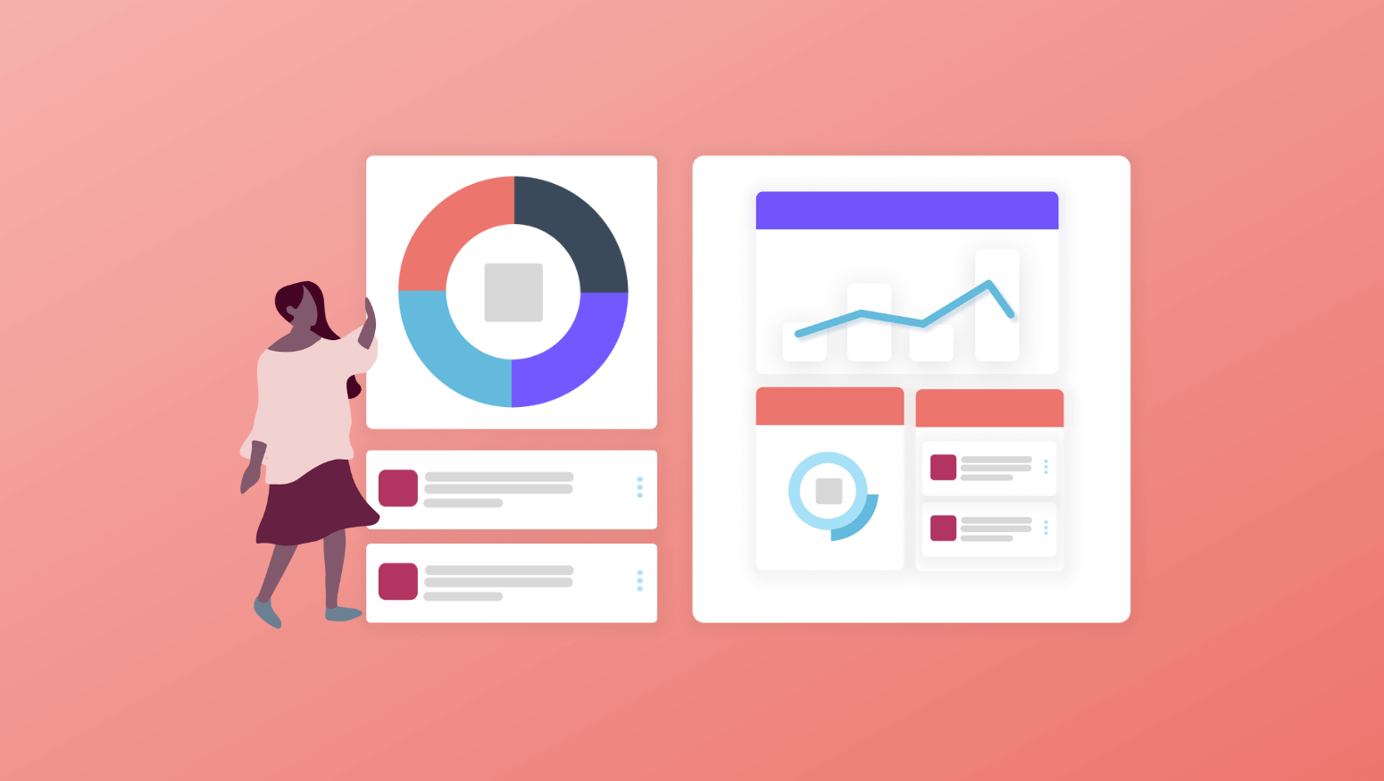7 College Enrollment Marketing Tools for Your 2025 Strategy (And How to Maximize Them) - enrollment marketing staff member reviewing reports on enrollment and admissions marketing tools