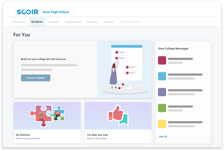 Scoir high school overview image - college and career readiness resources for students