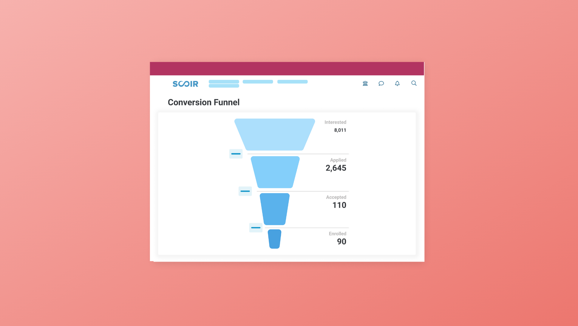 admissions funnel graphic - Product Updates: What's New for Colleges