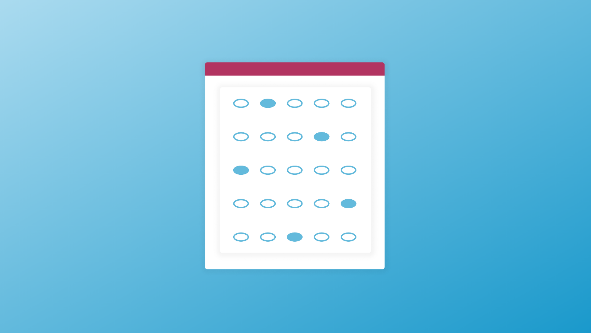 Reconsidering Standardized Testing - illustration of multiple choice bubbles