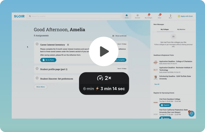Scoir Student Experience 1