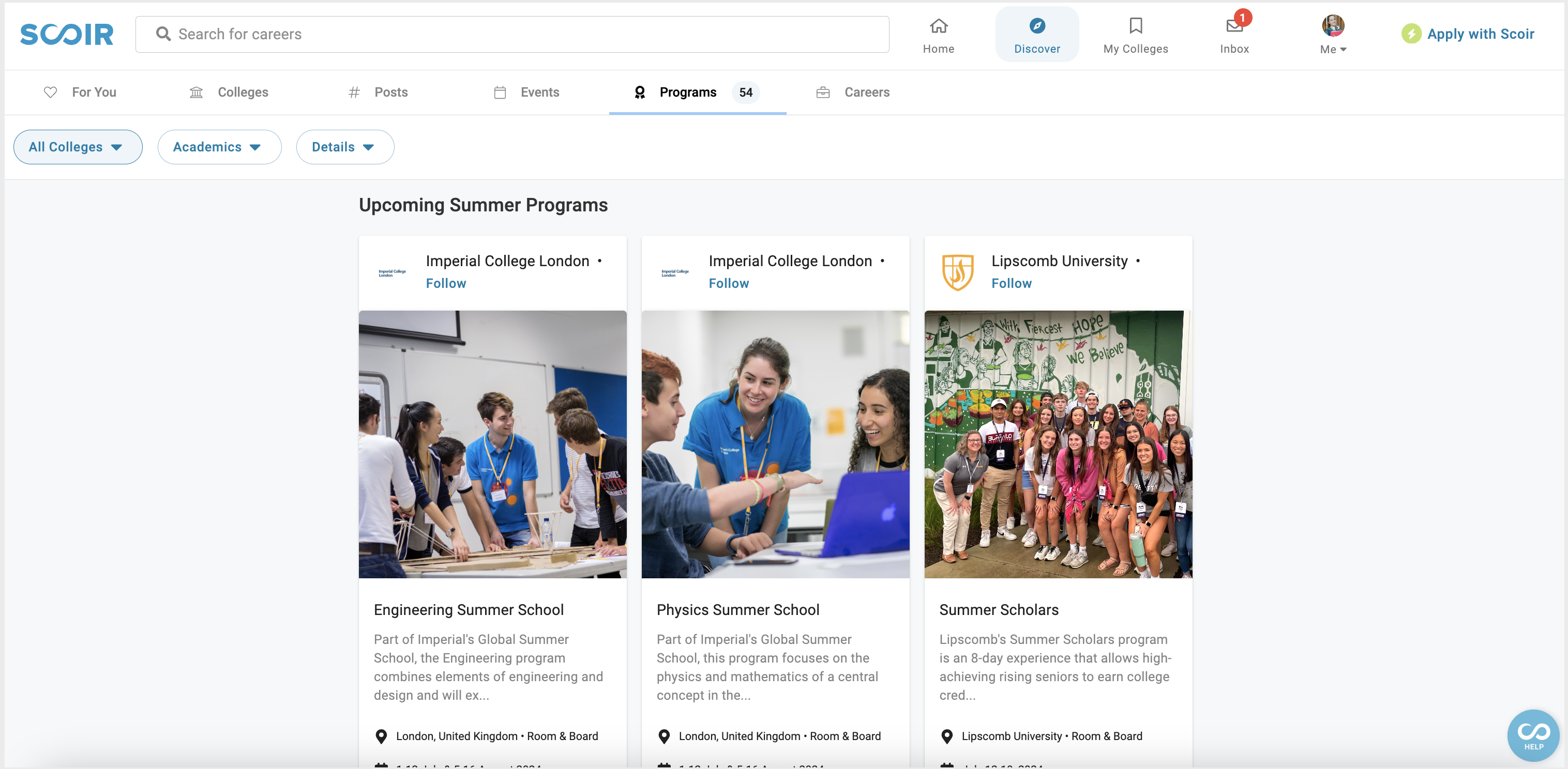 Summer Programs