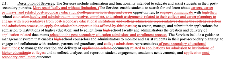 Description of Services