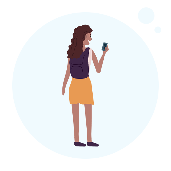 Student Texting_Bubble