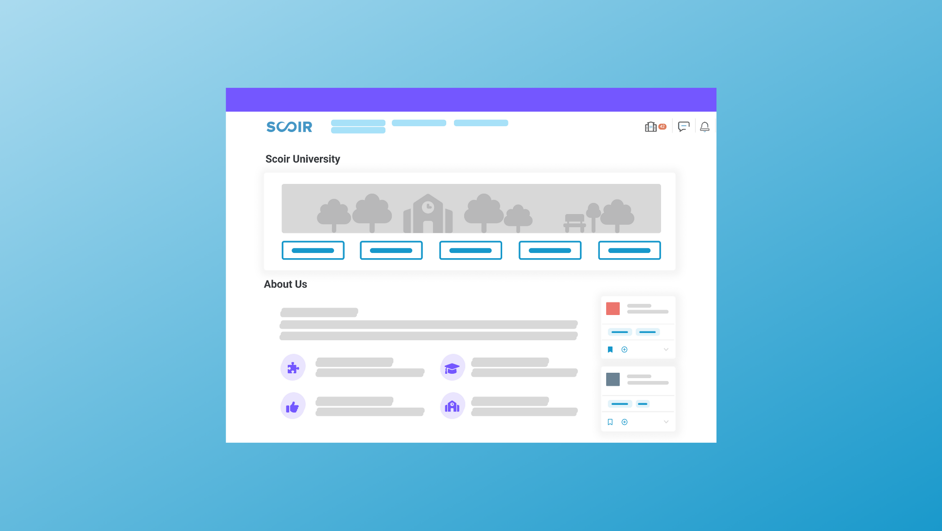 illustration of Scoir college profile - What’s New: Redesigned College Profiles