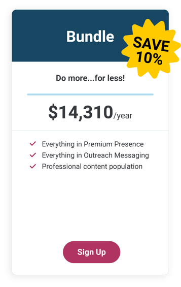 Sign up for the Bundle