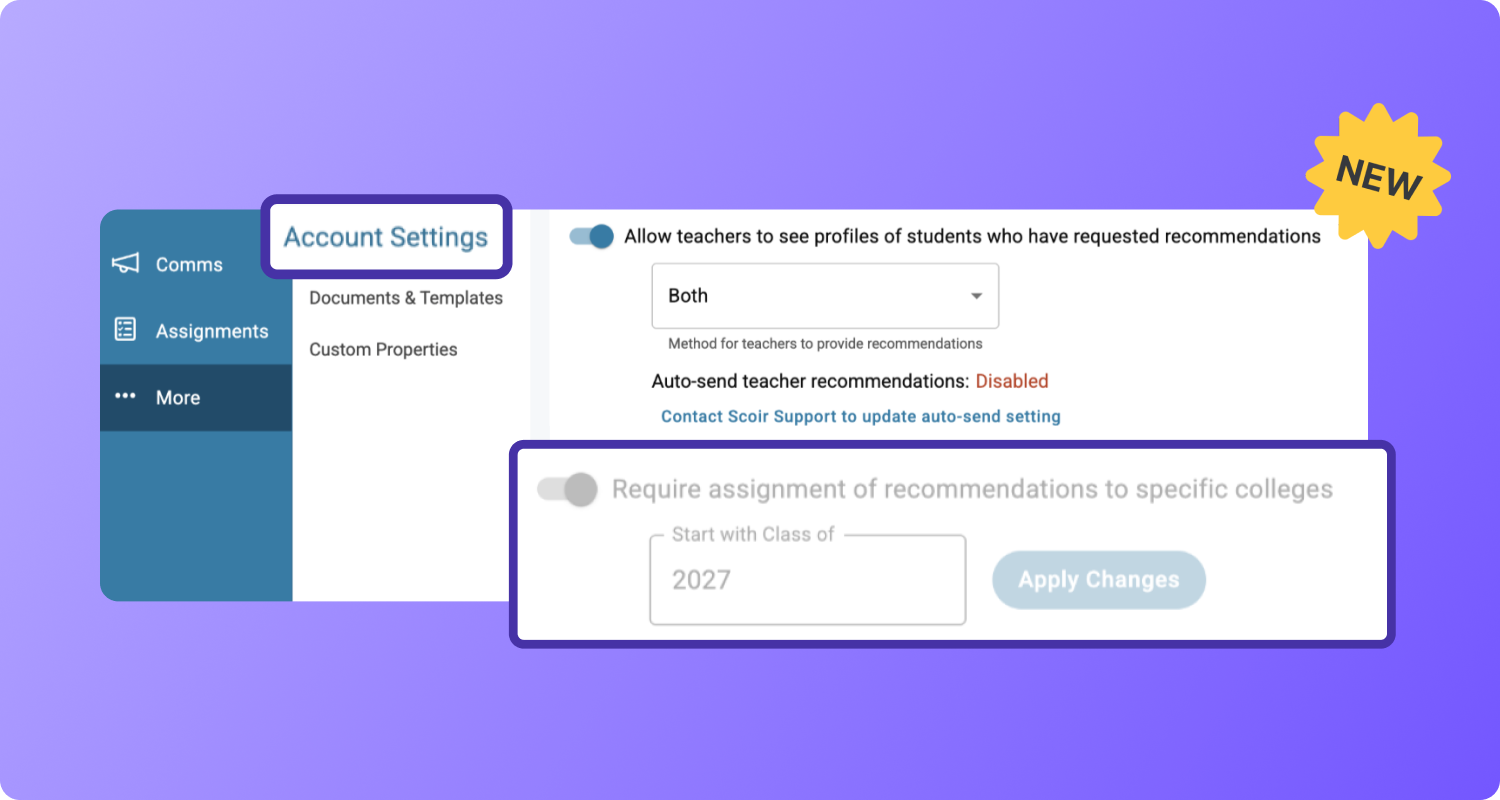 For Counselors: Assigning & Sending Teacher Requests in Scoir