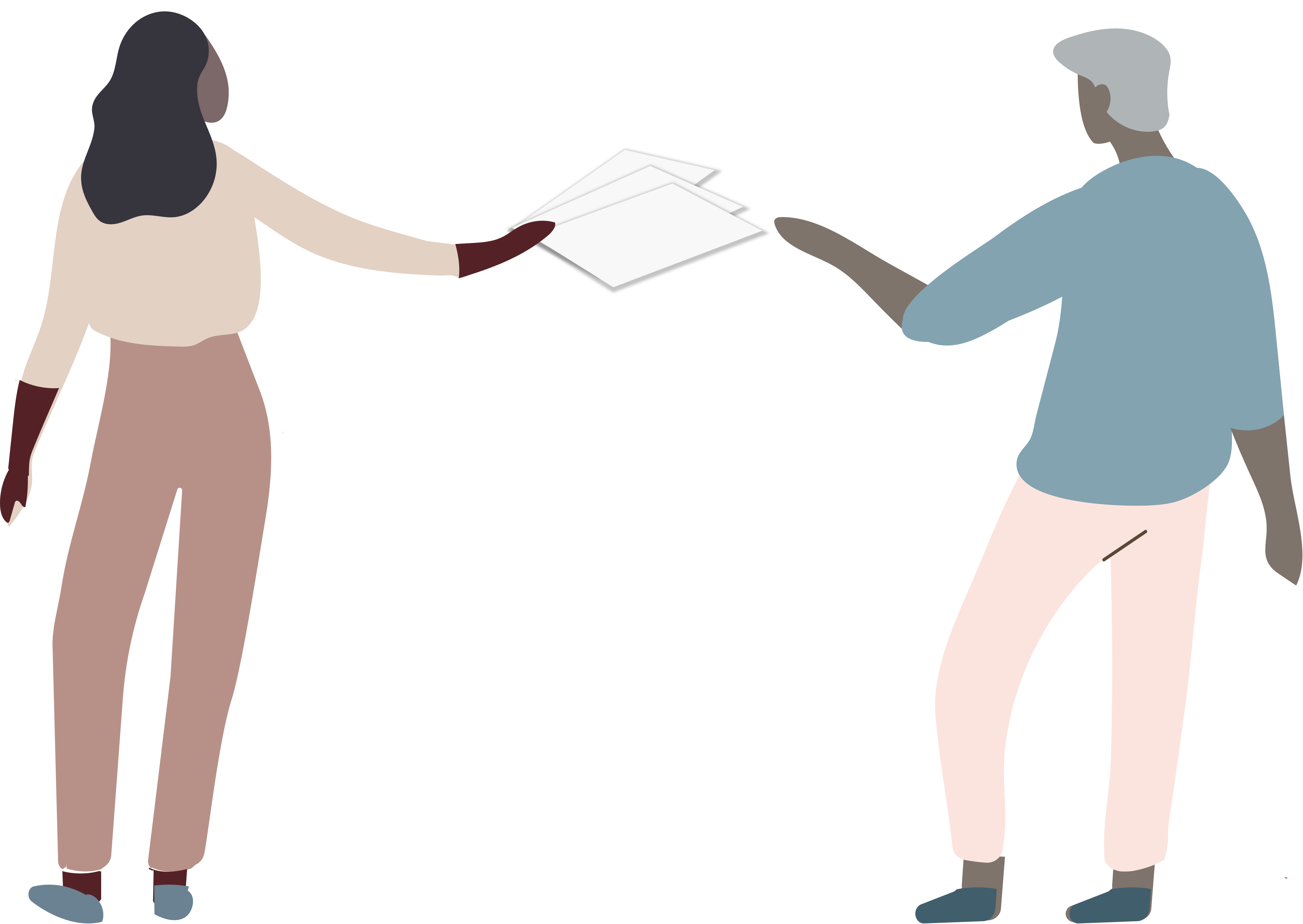 handing papers handing papers