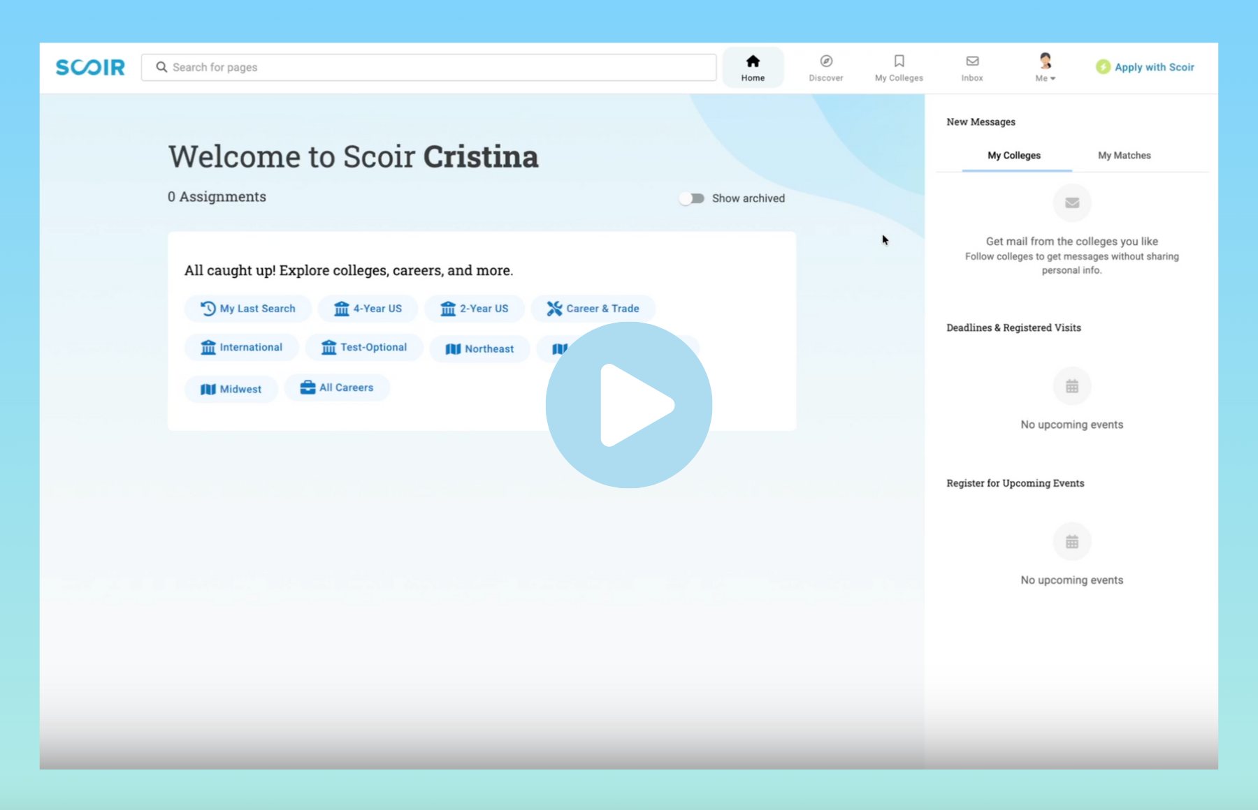 loom thumbnail - For Counselors Student Interest Sharing