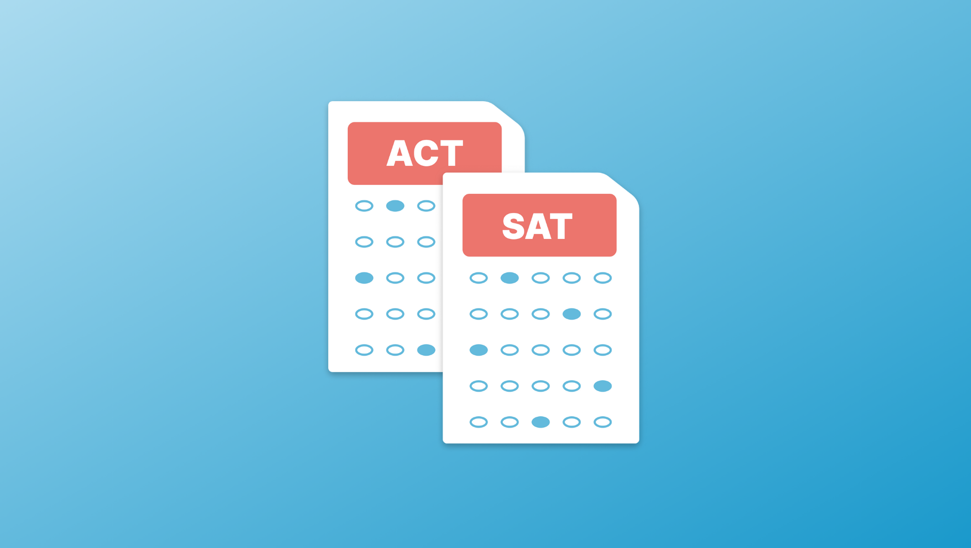 ACT or SAT? Everything You Need to Know to Choose the Best Test for You - illustration of ACT and SAT tests