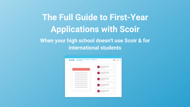 Full Guide high school doesn't use Scoir and for international students