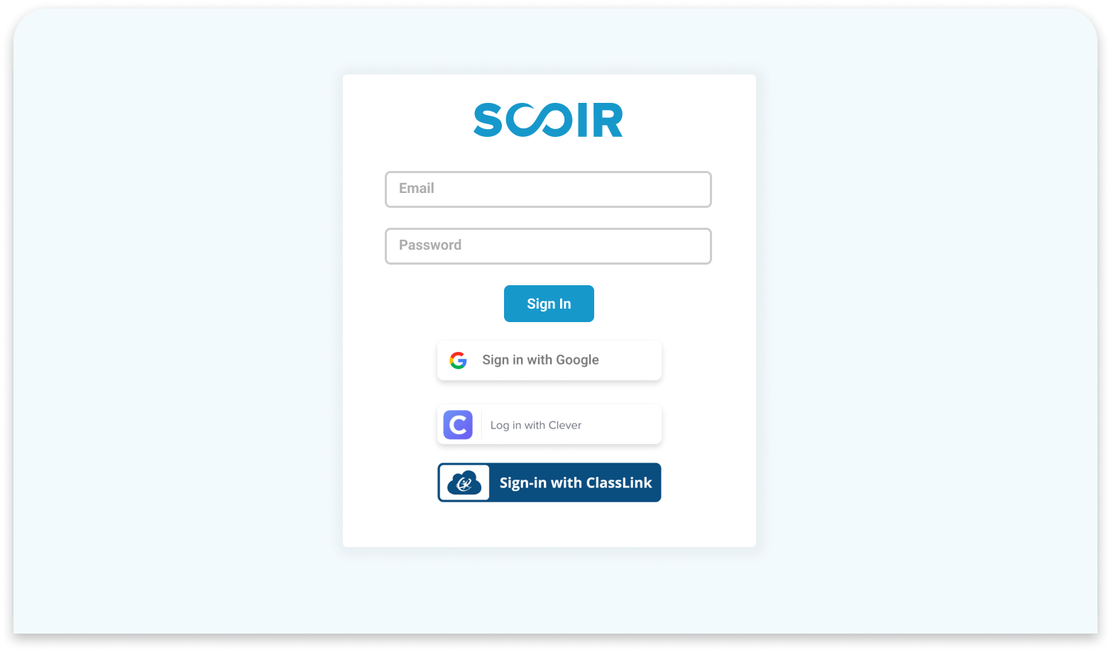 Scoir's SSO Integrations
