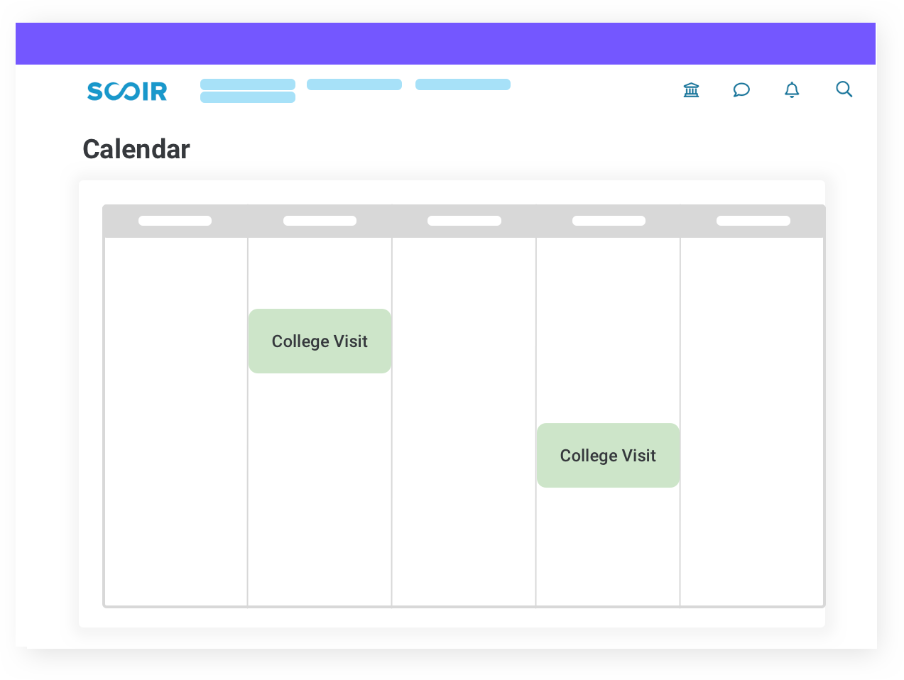 Schedule college visits illustration for high schools