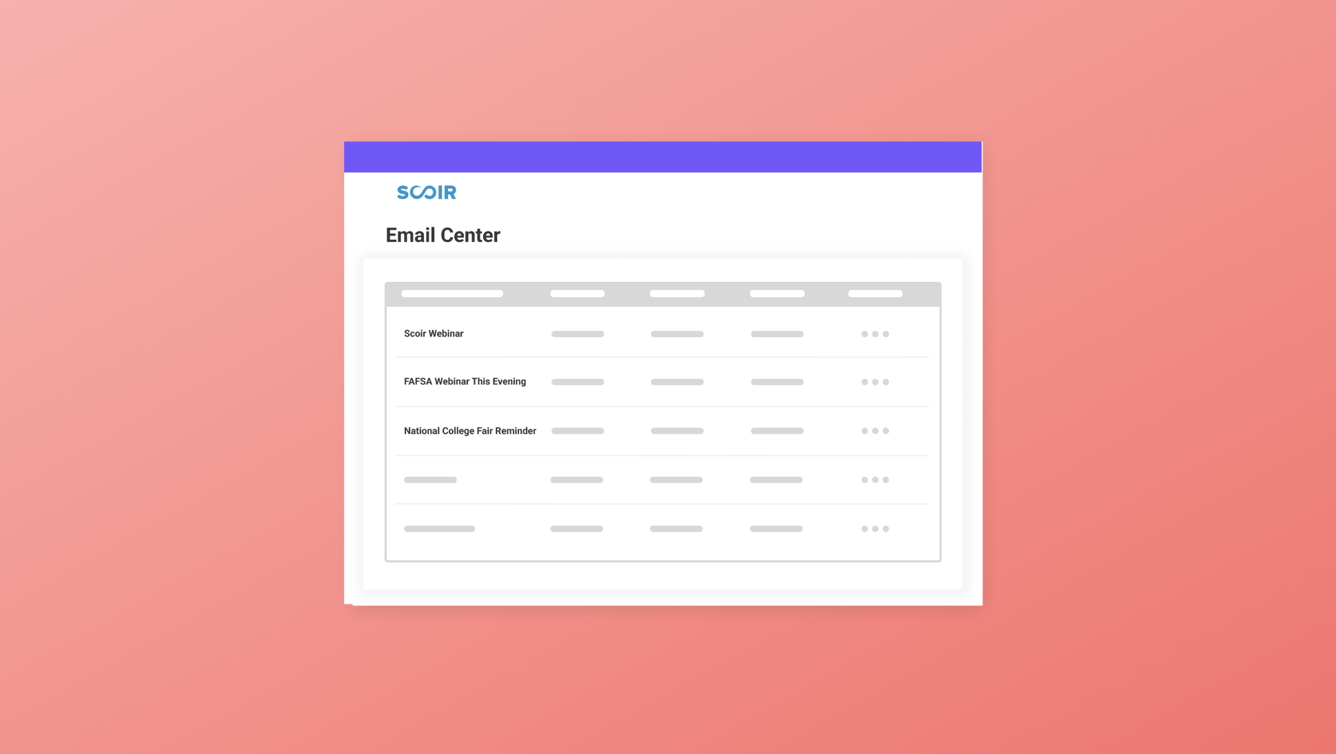 New in the Counselor App! Scheduled Email & Email Center