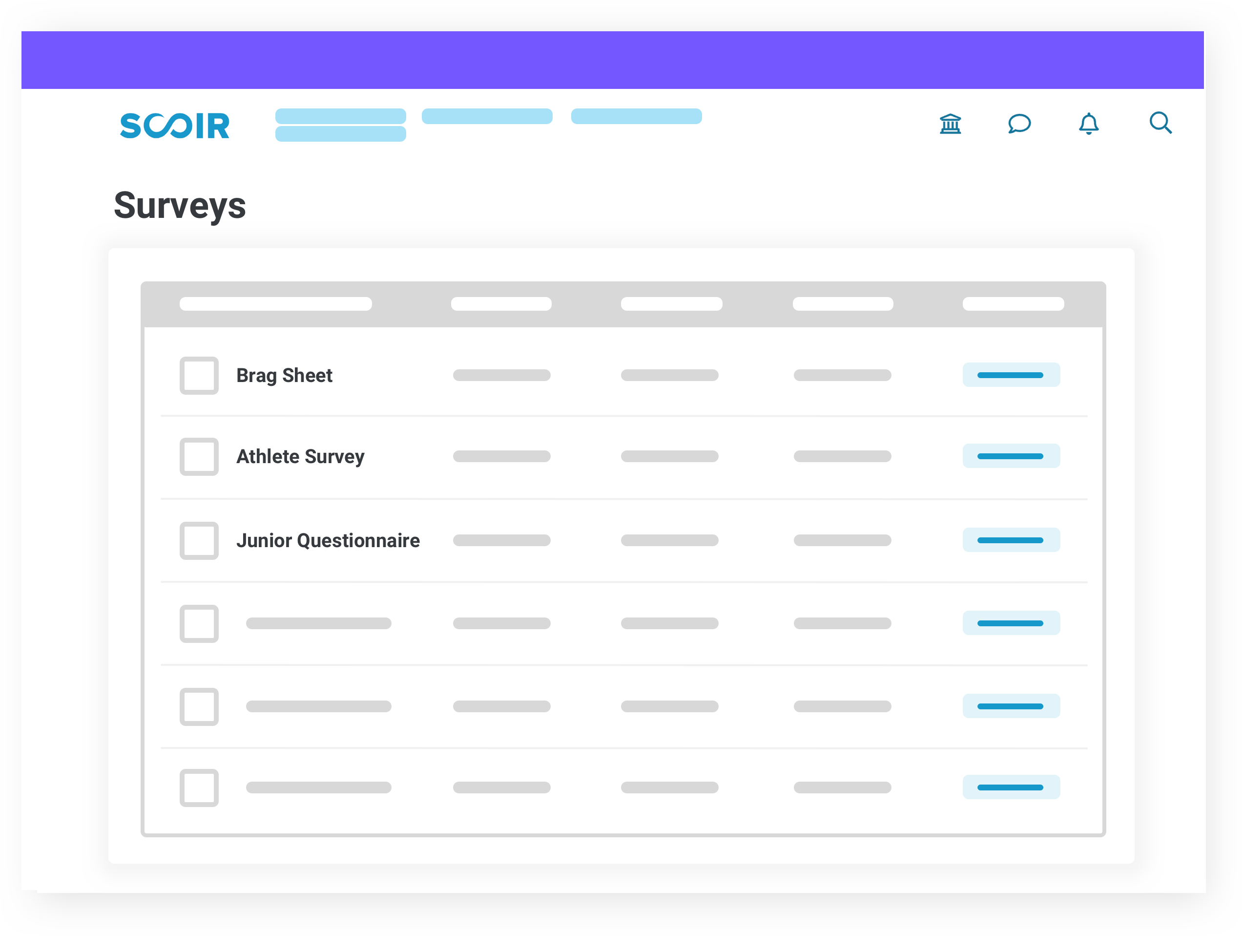 Surveys in Scoir illustration