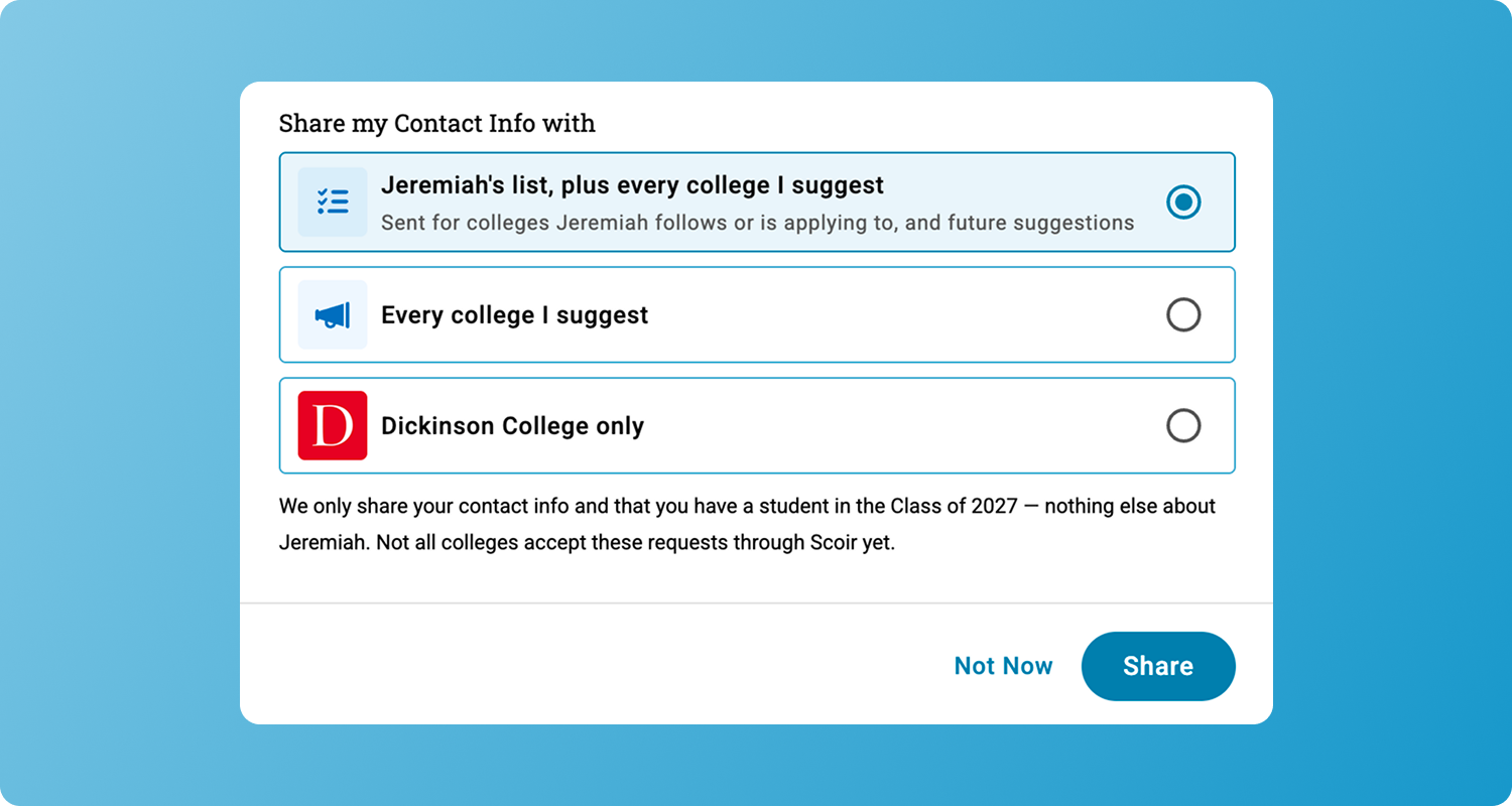 For Parents/Guardians: How Parents Share Their Interest With Colleges