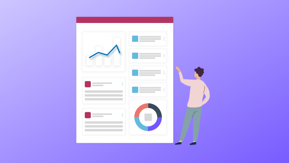 Ways Scoir Solves Data Management Challenges for School Counselors - person viewing dashboard of data and charts