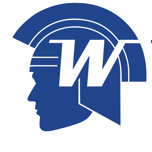 Wayzata High School Logo - Square - Blue and White
