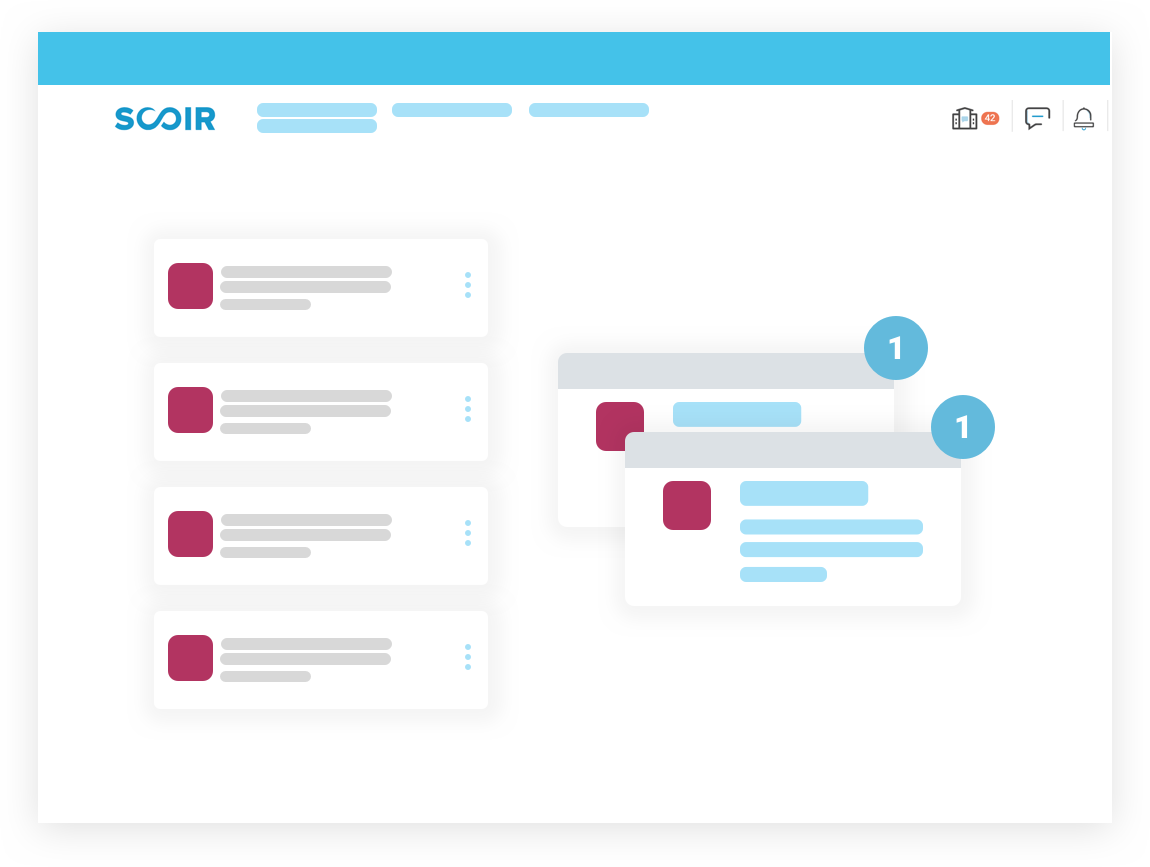 illustration of a full inbox